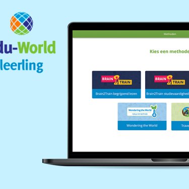 [Digitaal platform]
Edu-World leerling
Gebruiksvriendelijke digitale omgeving met informatie, opdrachten en (oefen)toetsen.
